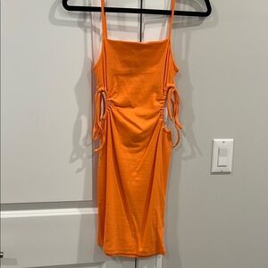 Orange Sleeveless Dress